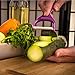 ZenWare¨ 9 Piece Multi Color Ceramic Cutlery Kitchen Knives with Fruit Peeler - Knife Set
