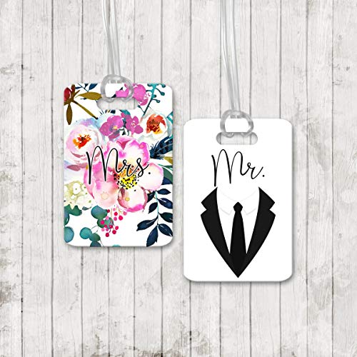 personalized luggage tags wedding