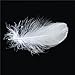 White Feather 400pcs Natural Beautiful Goose Feathers 3.15-4.72 inch for Various DIY Craft Headdress Earrings and Wedding Birthday Festival Home Party Decorations & Bridal Baby Shower