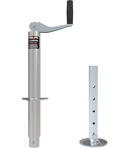 Bulldog 190704: Square Trailer Jack, No Mount, 8,000 Lbs. Support