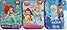 3 Collectible Girls Mini Jigsaw Puzzles in Travel Tin Cases: Disney Kids The Tree Princesses, The Little Mermaid, Frozen Gift Set Bundle (48/50 Pieces)