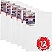 US Art Supply 16 X 20 Inch Professional Quality Acid-Free Stretched Canvas 6-Pack - 3/4 Profile 12 Ounce Primed Gesso - (1 Full Case of 6 Single Canvases)