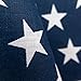 The Fabric Exchange Stars Print Poly Cotton 60 Inch Fabric by The Yard (Navy Blue)