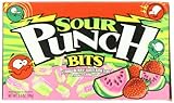 Sour Punch Strawberry-Watermelon Bits (3.5-Ounce Theater Boxes, Pack of 12)
