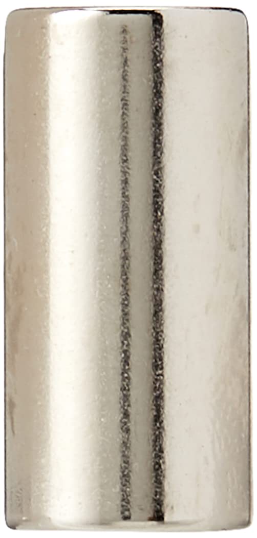 Diametrically Magnetised N42 Neodymium Magnet for Arts, Crafts, Model Making, DIY, Hobbies, Office and Home - 12mm dia x 25mm long c/w 2mm Slot - 5.4kg Pull