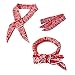 JellyBeadZ Brand Bandana Ice Cool Neck Scarf - Cotton Red