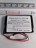Replacement Battery for ATB-850 ATB-950 ATB-1200 Battery for RTI T1 T1-B T2 T2+ T2-B T2-C T2-Cs T3 & TheaterTouch Universal Remote Controllers