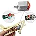 Micro 130 DC 3V Motor, DROK 10pcs DC 3-6V 16500 RPM Cars Toys Electric Motor, High Speed Torque DIY Remote Control Toy Car Hobby Motor, Metal Car Engine Motor Kit for Toys Models DIY