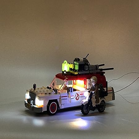 Amazon Lego レゴ 758 互換 ゴーストバスターズ エクト 1 2 Led ライト キット ブロック おもちゃ