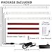 LED Grow Light Strips for Plants,Cholas 36W 132 Leds Auto ON Off Function,3/9/12H Timer 5 Dimmable Levels and 3 Switch Modes for Indoor Plants Gardening Hydroponics Greenhouse 3 Pack
