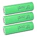 3 Samsung INR18650-25R 18650 2500mAh 3.7v Rechargeable Flat Top Batteries