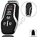 Dewangli Keyless Entry Key Fob Case Shell for Ford Edge Explorer Mustang Fusion 2015 2016 2017 (M3N-A2C31243300) 5 Button