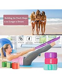 Hurdilen Bandas de resistencia para ejercicio, para piernas y trasero, activa los glúteos y el muslo