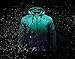 Outdoor Shaping Men's Pullover Rain Jacket Hooded Windbreaker Raincoat Waterproof Lightweight