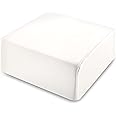 Pillowcase for Pillow Cube, Pillow Case for Cube Pillow, Square Pillowcase(12“x12 x5, White)