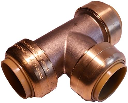 1" Push-To-Connect Sharkbite-Style Tee (Lead Free)