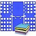 Sealegend V1 Shirt Folding Board t Shirts Clothes Folder for Adults Durable PP Plastic Easy and Fun Laundry folders Effortless Folding Helper for Space-Saving Storage, Blue