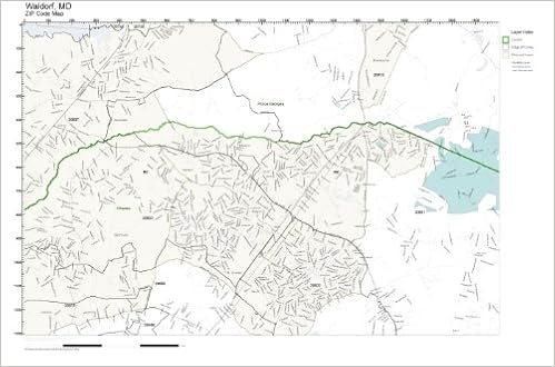 Waldorf Zip Code Map Zip Code Wall Map Of Waldorf, Md Zip Code Map Laminated: Office Products -  Amazon