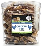 Pet 'n Shape -  Made in USA - All Natural Chicken Feet Treat for Dogs, 2-Pound Tub