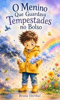 Livro O Menino que guardava tempestades no bolso: Um conto sensível sobre raiva, medo e tristeza que ajuda crianças a falarem do que sentem – e adultos a curarem a criança interior que não foi escutada.