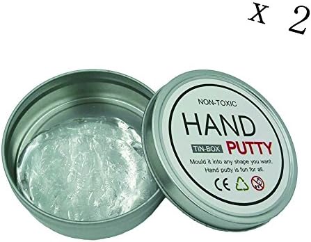 Seventopia Crystal Slime Putty Liquid Clear 2 Cans Fidget Putty for Adults and Kids Hand Therapy, DIY, Stress Reliever