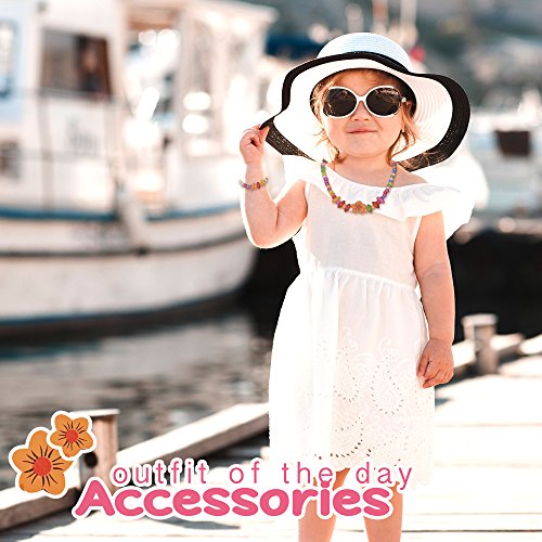 image for SMITCO Toddler Jewelry for Girls - Kids Wooden, Beaded Toy Necklace, B