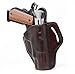 1791 Gunleather 1911 Holster, Right Hand OWB Leather Gun Holster for Belts fits All 1911 Models with 4