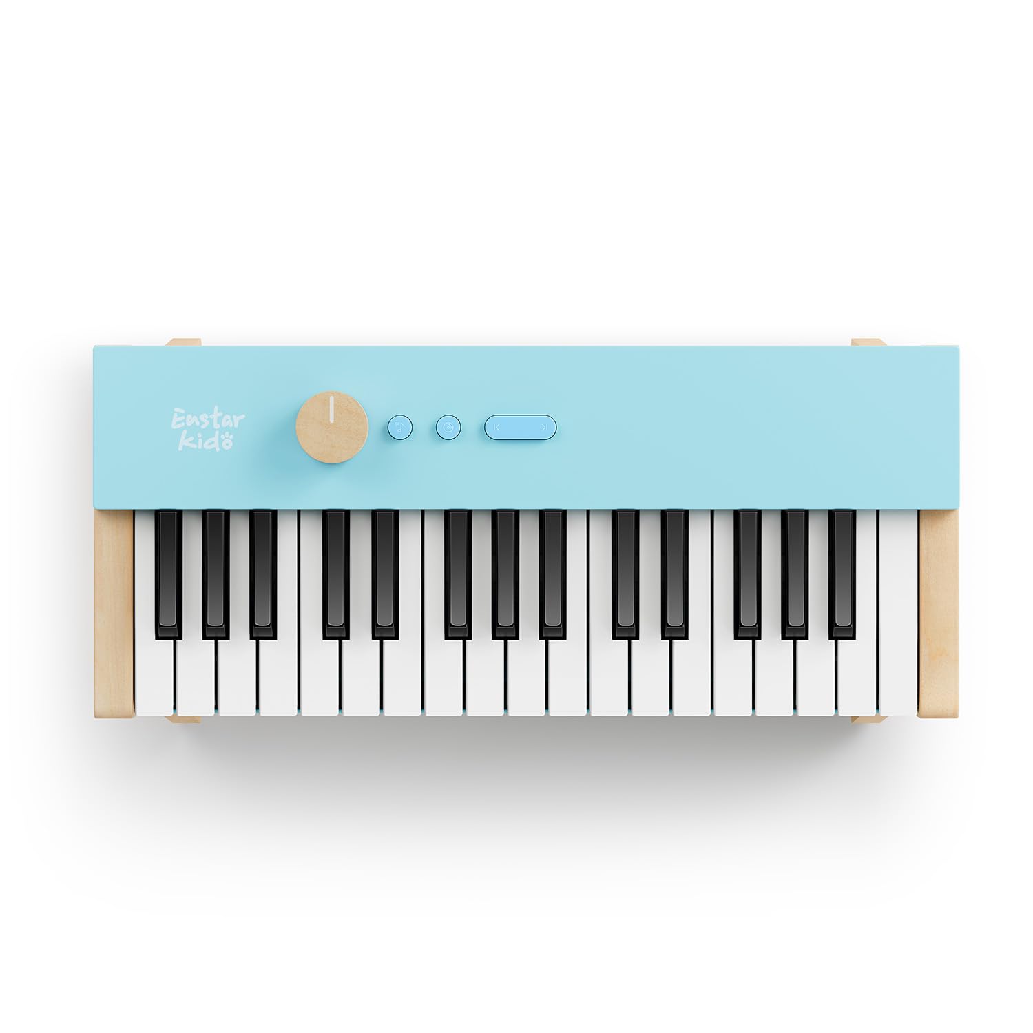Photo 1 of Eastar Kido Kids Piano Keyboard, 32 Keys Digital Piano for Kids, Music Educational Instrument for Beginner, Mini Wood Keyboard Piano for Toddler, Light Blue