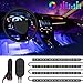 One-Line Interior Car Lights, Govee RGB Multicolor Music Car LED Strip Light, Waterproof Underdash Lighting Kits with Sound Active Function and Simple Control, 4pcs 48 LED, 12V Car Charger Included