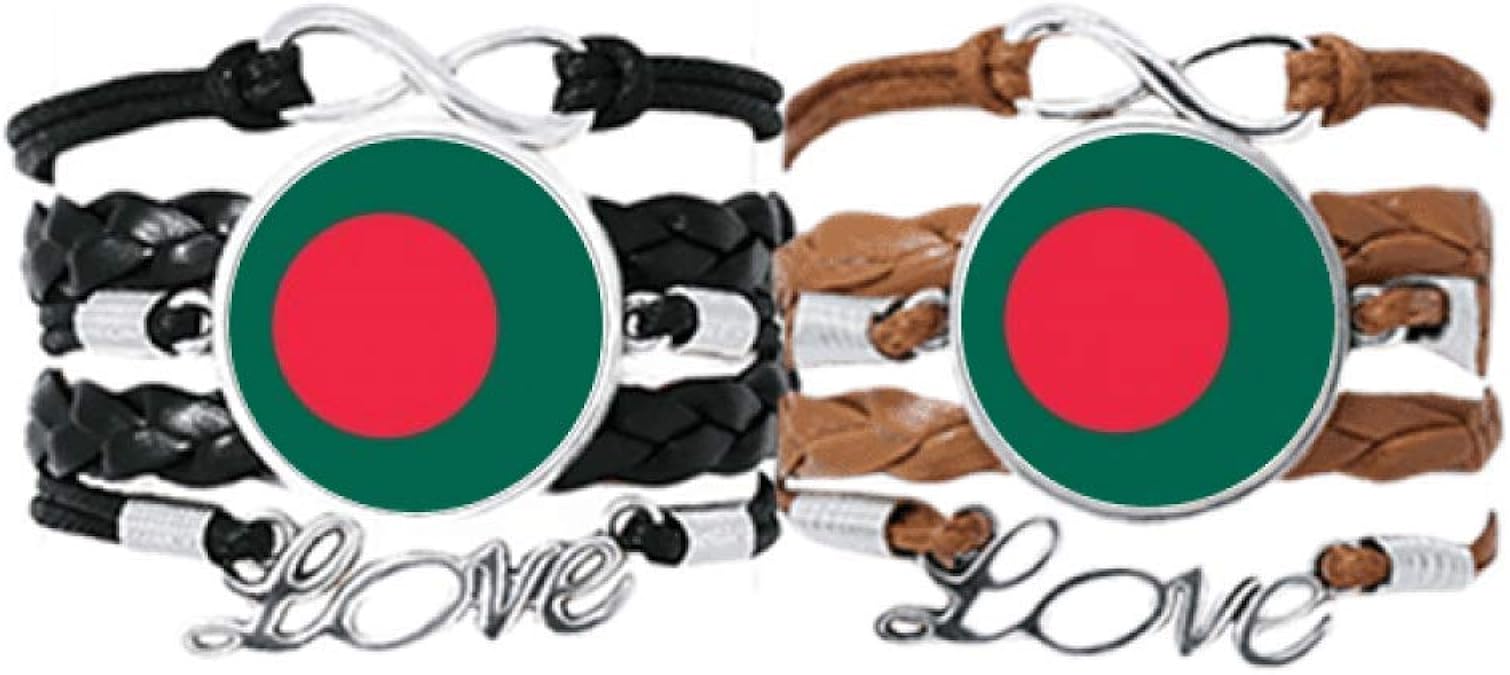 DIYthinker Bangladesh National Flag Asia Country Bracelet