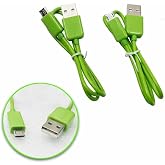 2 Pack! USB Charging Data Cable for Leapfrog LeapPad Academy Epic/Ultimate Tablet/LeapStart Go Pen/3D *NOT Compatible with LeapReader Pen/Tag Pen/LeapPad 2/LeapPad 3/Platinum/Ultra/Xdi/Ultra Kids*