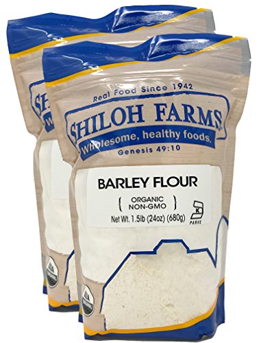 Shiloh farms - organic barley flour 24 oz - 2 pack