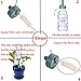 Fabcell Updated Automatic Watering Spikes – 4 Pack Adjustable Flow Rate Drip Self Watering Stake for Plants and Vacation