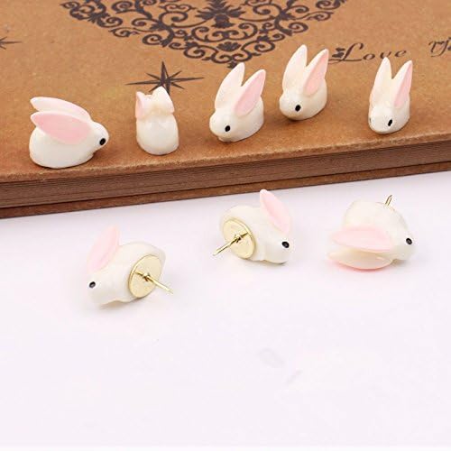 10PCS Cartoon cute little bunny pushpin creative styling word nails cork message decoration nail