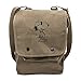 Grab A Smile Happy Snoopy Canvas Crossbody Travel Map Bag Case in Olive