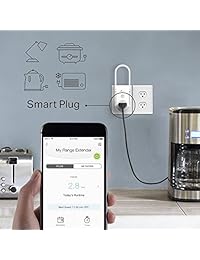 TP LINK Smart Plug, WiFi, control de dispositivos desde cualquier lugar (HS100), funciona con  Alexa