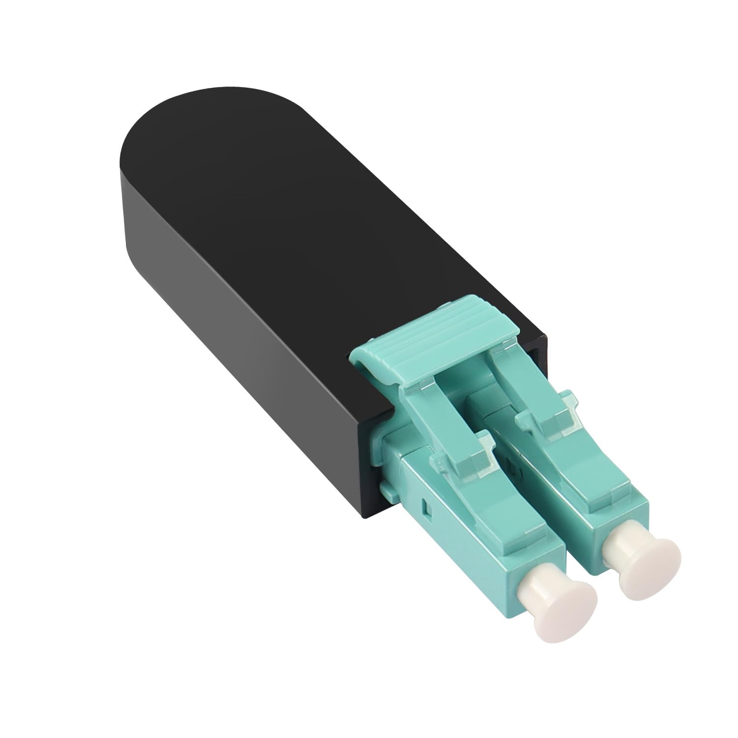 QIANRENON optic Multimode Duplex LC Loopback Adapter 10Gb OM3 UPC fibre Patchcord Looper Coupler 50/125μm Test Plug for Networks