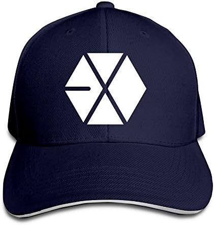 NUBIA Kpop EXO Logo Baseball Hat Snapback Hat Black