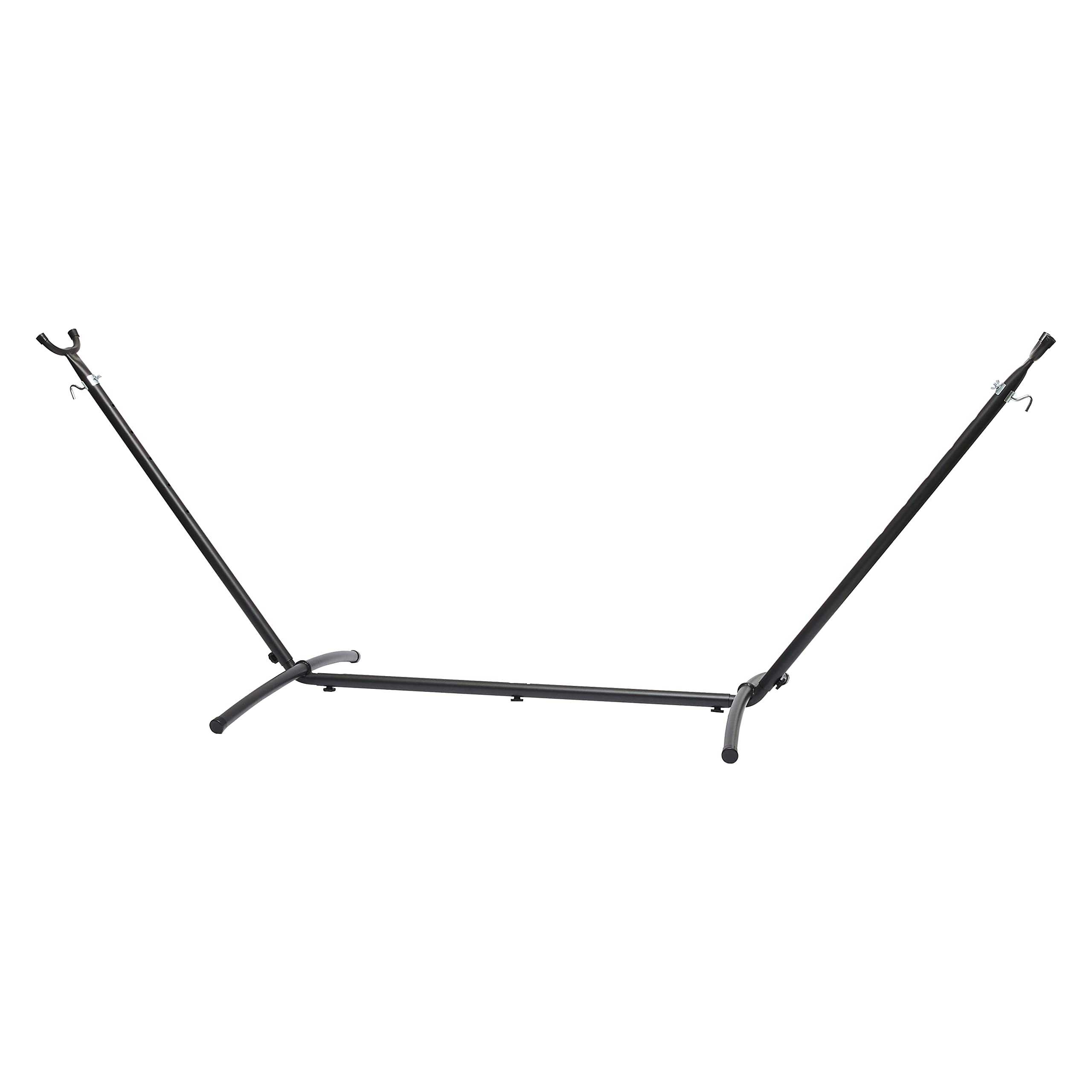 Photo 1 of Amazon Basics 2 Person Heavy Duty Hammock Stand for Outside, Includes Portable Carrying Case, 9 foot, Black