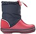 Crocs Crocband LodgePoint Pull-On Boot (Toddler/Little Kid), Navy/Red, 12 M US Little Kid
