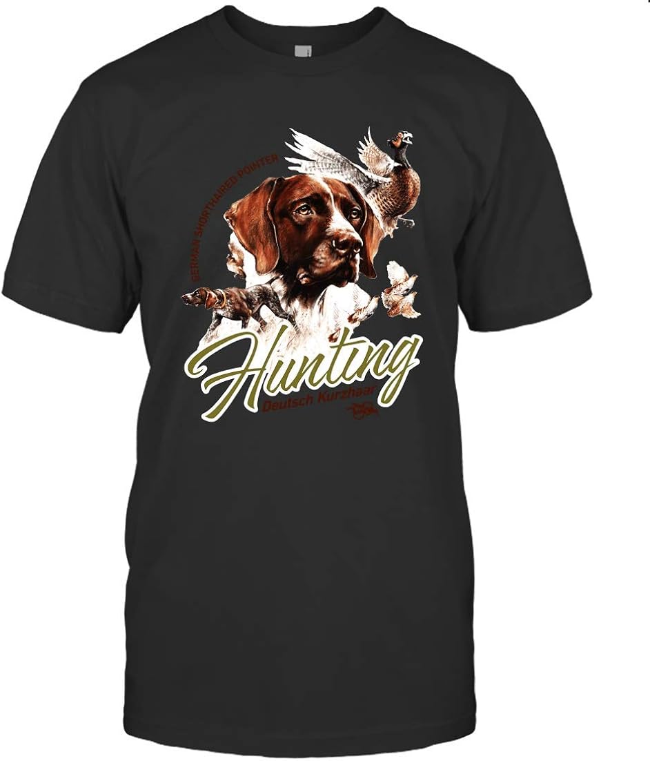 Amazon.com: German Shorthaired Pointer Hunting Deutsch Kurzhaar T Shirt