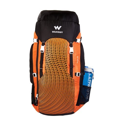 wildcraft 60 ltrs orange rucksack