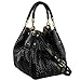 FASH Limited Casual Satchel Handbag Texture Bag - Black