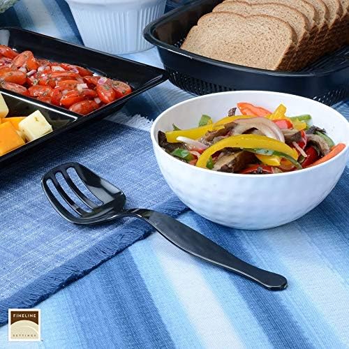 Pack of 4 Reusable Plastic Pasta Bowls Large Cereal Bowls Party
