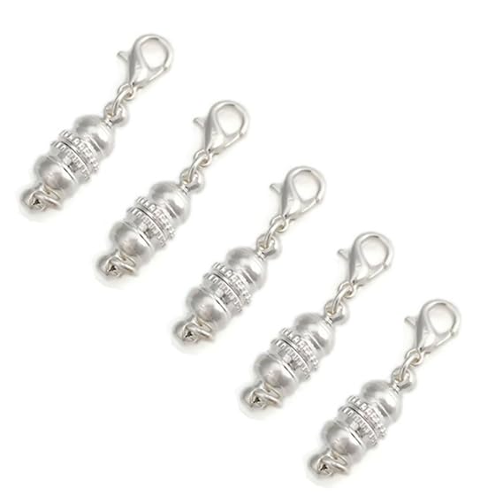 WINOMO Magnetverschluss Kettenverschluss Magnetschließen Schmuckverschlüsse magnetischer Karabiner für Schmuck Halskette Armb