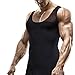 Hoter Men's Compression Shirt to Hide Gynecomastia Moobs Chest Slimming Body Shaper Undershirt
