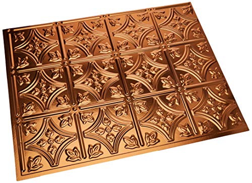 Fasade Easy Installation Traditional 1 Oil-Rubbed Bronze Backsplash Panel for Kitchen and Bathrooms (18