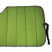 Motor Trend Front Windshield Sun Shade - Accordion Folding Auto Sunshade for Car Truck SUV - Blocks UV Rays Sun Visor Protector - Keeps Your Vehicle Cool - 58 x 24 Inch (Green)