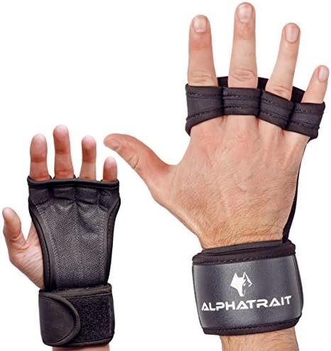 Breathable Cross Training Gloves with Detachable Wrist Support &amp; Non-Slip Silicone Padding - Strong Grip for WODs, Gym Workouts, Fitness &amp; Weightlifting - No Calluses - for Men &amp; Women