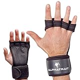 Cross Training Gloves with Adjustable Wrist Brace - Silicone Padding & Strong Grip for WODs, Gym Workouts, Fitness & Weightlifting - Best Hand Protectors - for Men & Women